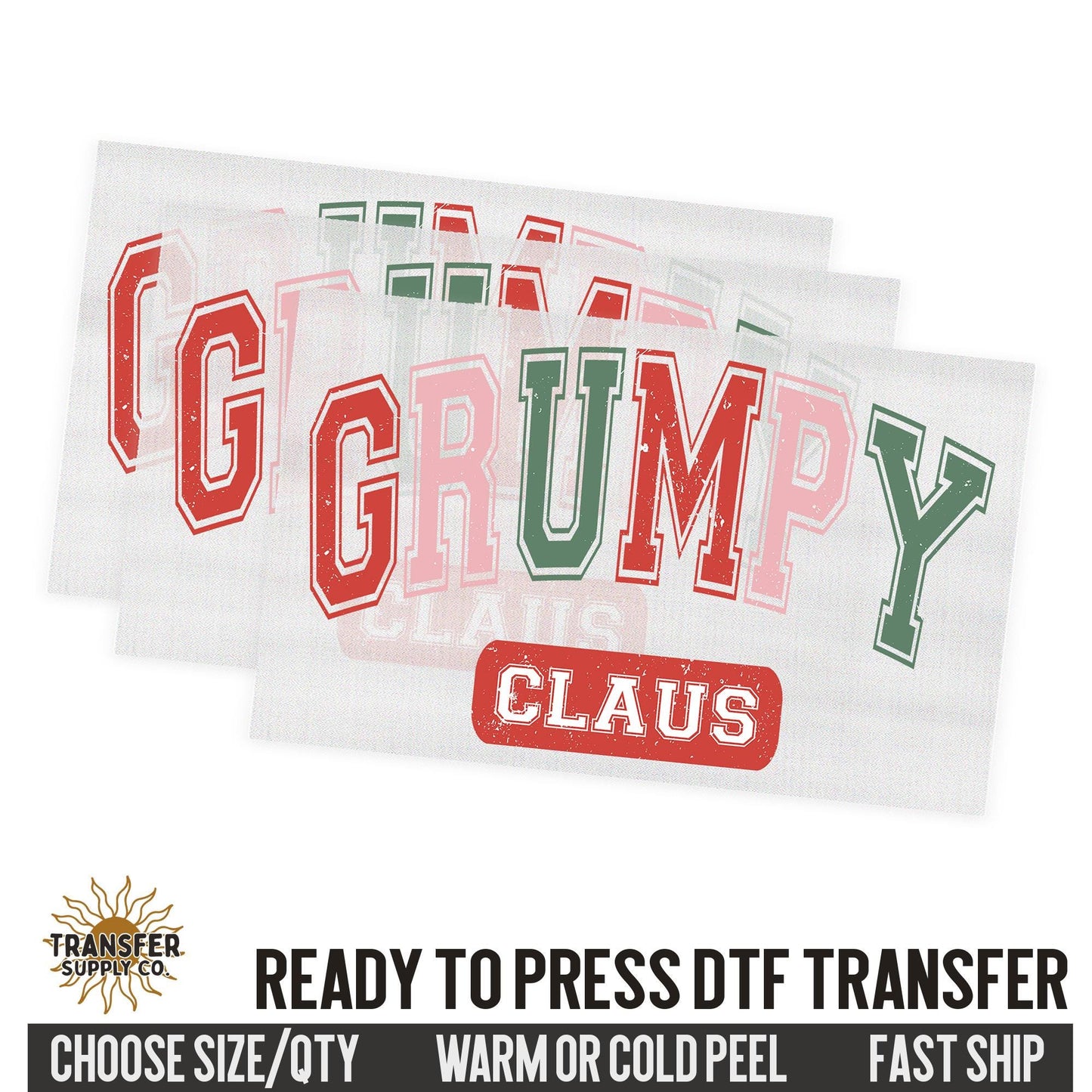 Teacher Realtor Nurse Grumpy, Matching Christmas Shirts, Western Christmas Ready To Press DTF Transfers, Ready To Press DTF Film Transfer