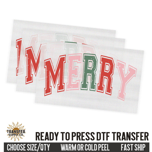 Merry Christmas Dtf Transfer, Christmas Ready To Press DTF Transfers, Ready To Press DTF Film Transfer, DTF Transfer