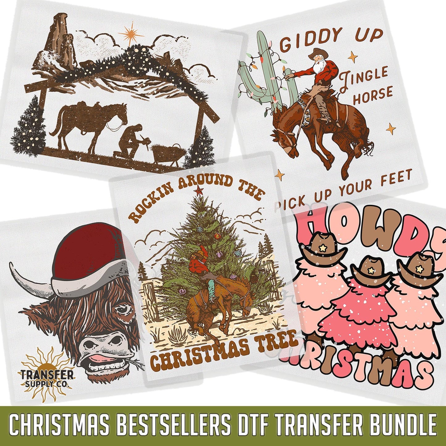 Christmas Bestsellers DTF Bundle, Ready To Press DTF Transfers, Ready To Press Transfers, DTF Prints, Dtf Transfers, Western Dtf Transfers