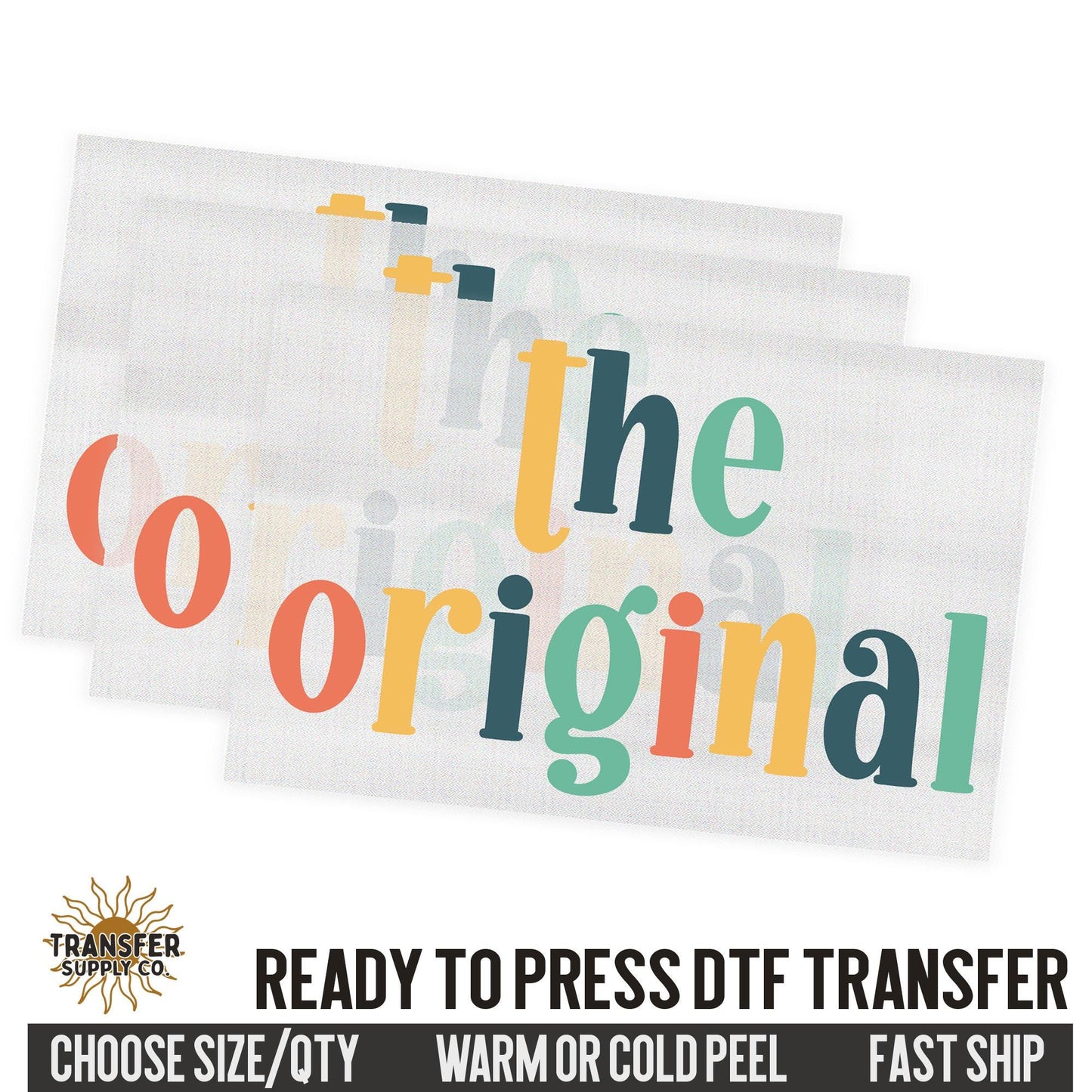 Original Sequel Finale Plot Twist, Family Sibling Photo Group Ready To Press DTF Transfer, Dtf Transfer Print, Printed Dtf Transfer